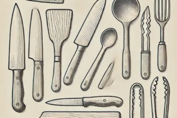 knives and utensils